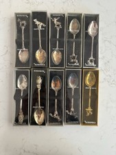 Souvenir Spoons Silver Plated