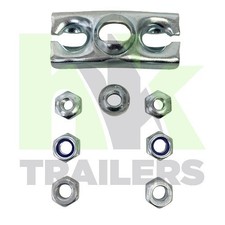Single axle trailer brake - axle,