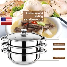 3 Tier Food Steamer with Lid