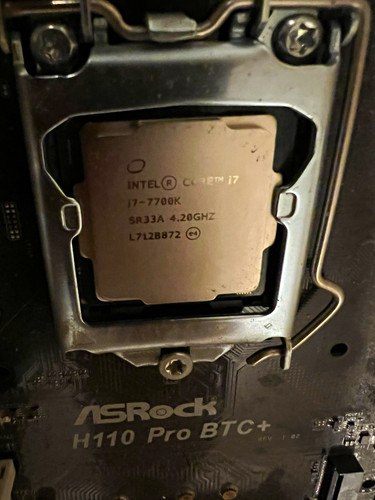 Intel core 7700k - i7-7700k, asrock