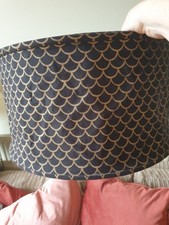 Pooky Black Fishscale Pendant