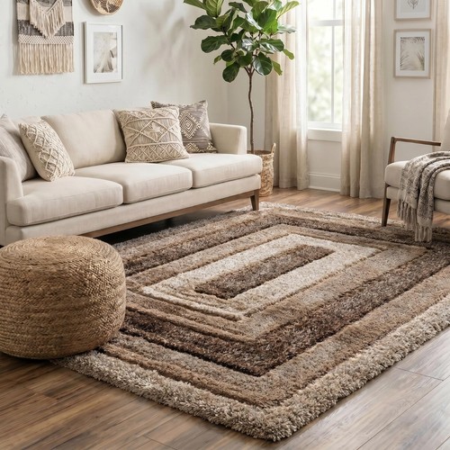 Shaggy area rugs shimmer - rugs,