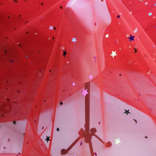 Soft tulle with sparkle - with,