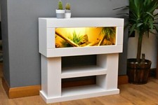 3ft Modern Reptile Vivarium with High Display Stand - LED Light Included