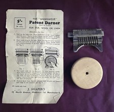 Antique Speedweve Darning Loom. Instructions. Light Wear.