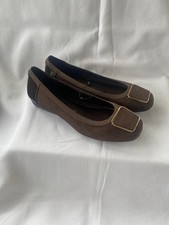 Anne Klein Brown Faux Suede