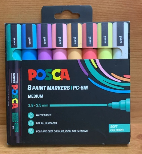 Uni posca pack paint - 8,