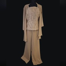 Elegant Nude Taupe Lace Corset