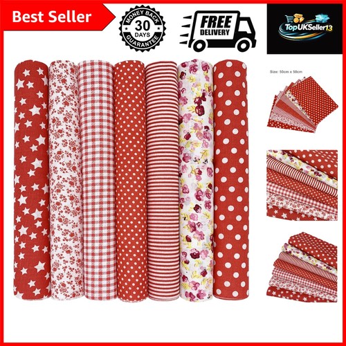 7pcs cotton fabric squares - cotton,
