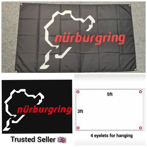Nurburgring garage flag banner - nurburgring,