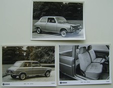 Simca 1204  Three period  Press Photographs