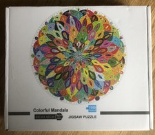 Colorful Mandala Round Geometric Jigsaw Puzzle 1000 Pieces 68x68cm Brand new