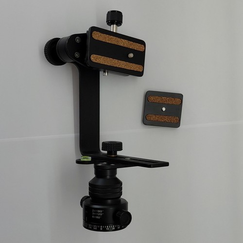 Aluminium gimbal tripod head - aluminium,