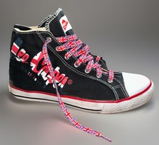 Lee Cooper High- Top Trainers With Union Jack On Sides And Laces Size 9