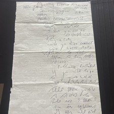 Krays. Reggie Kray hand