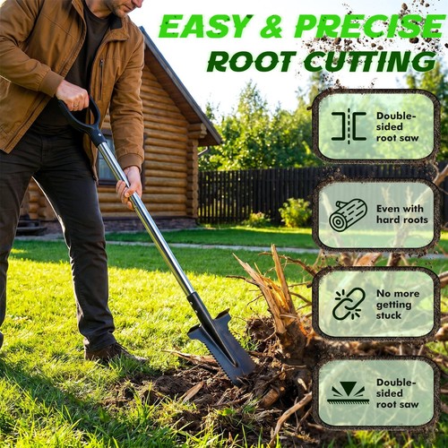 Root blaster shovel - blaster,