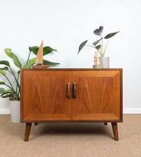 Vintage Mid Century Teak Retro G-Plan Sierra Small Sideboard Record Cabinet TV