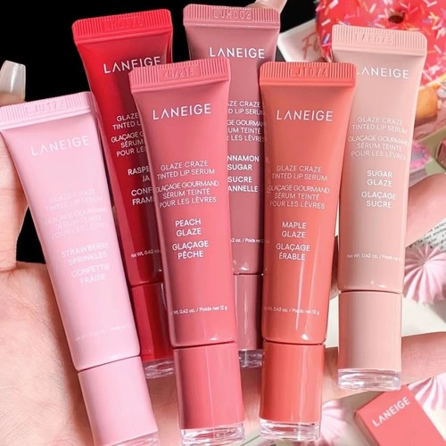 Laneige donut strawberry lip - donut,