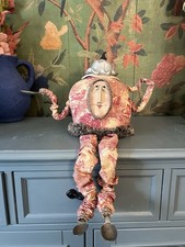 Rare Whimsical Teapot Folk Art