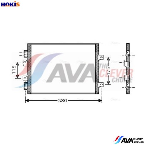 Condenser air conditioning - condenser,