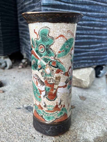 Antique famille rose verte - antique,