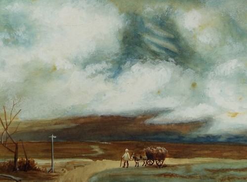 Original watercolour at a - watercolour,,