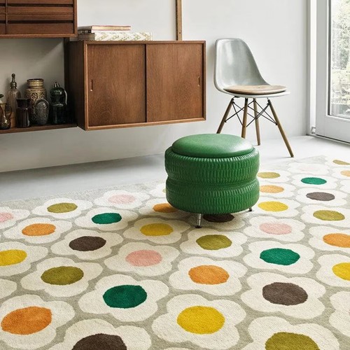 Rug hand tufted wool area - rug,
