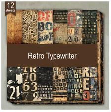 Retro Typewriter - Craft Paper