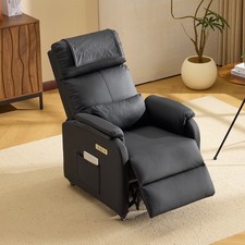 Recliner Armchair with Wheels