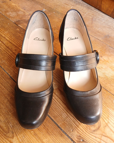 Clarks alpine clover black - black, mid