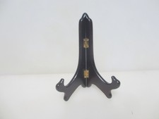 Wooden Easel Picture Stand Plate Holder Rack Display Wood 7.5"H