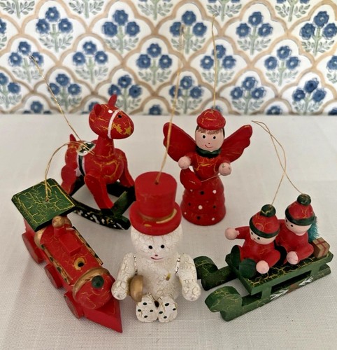 Wooden hanging christmas - wooden,