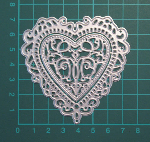 Piece heart metal die - 2,