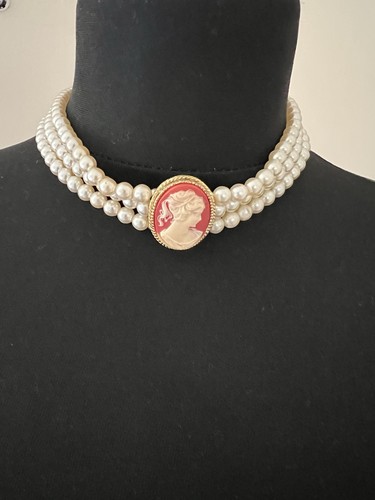 Vintage faux pearl strand - vintage,
