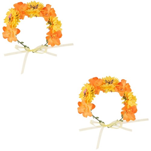 Pieces flower girl headpiece - 2,
