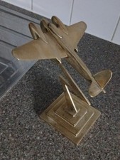 Art Deco vintage Brass Plane 
