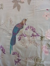 DORMA MAYA DUCK EGG KING SIZE DUVET COVER 100% COTTON VGC