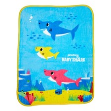 Baby Shark Silk Touch Throw