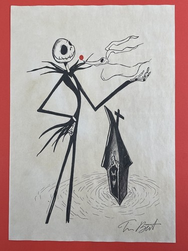 Tim burton drawing paper - tim, on