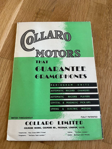Collaro motors london - collaro,