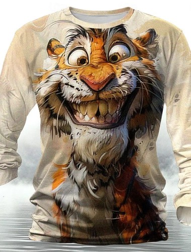 Men animal print shirt - men's,
