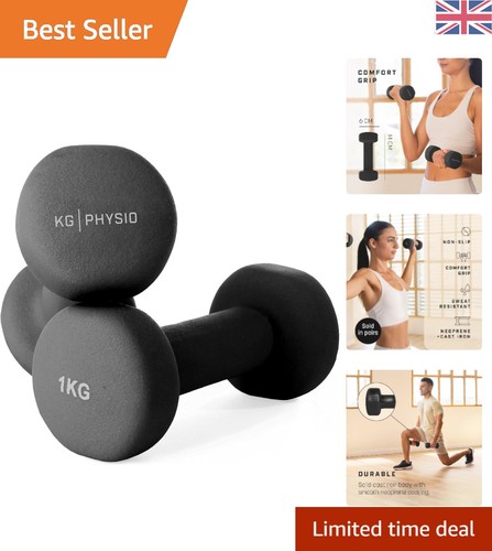Neoprene coated dumbbell set - neoprene-coated,