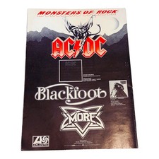 ACDC Monsters Of Rock Programme Original Official Souvenir WHitesnake 1981