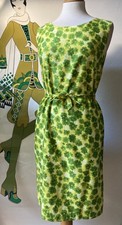 VINTAGE 1960s SHIFT SUMMER DRESS MOD SIZE 10 CARNABY STREET ERA