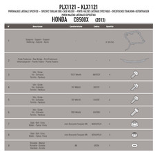 PLX1121 GIVI SIDE FRAMES for