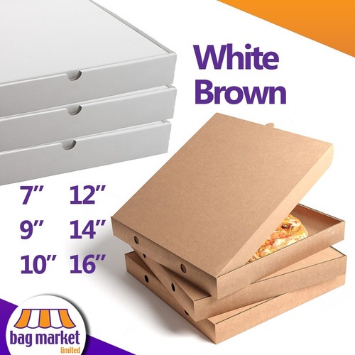 Takeaway pizza boxes kraft - takeaway,