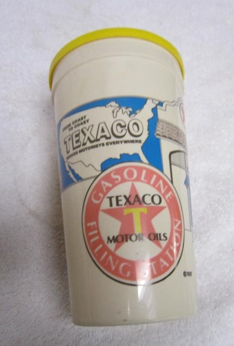 Vintage texaco soda - cup, with