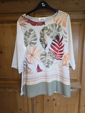 Women'ssize 14 Leaf Print
