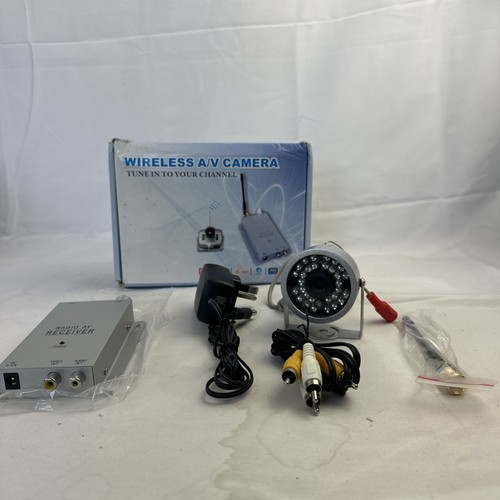 Wireless security camera - a/v,