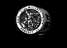 Outlaws Amsterdam St. Michaels Silver Ring Size 10 New In Box